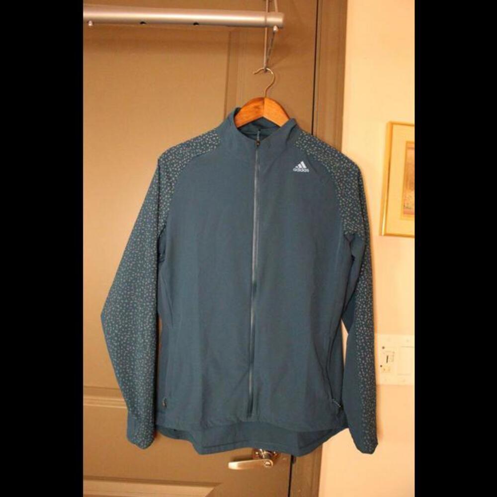 Adidas Blue Athletic Zip-Up Jacket